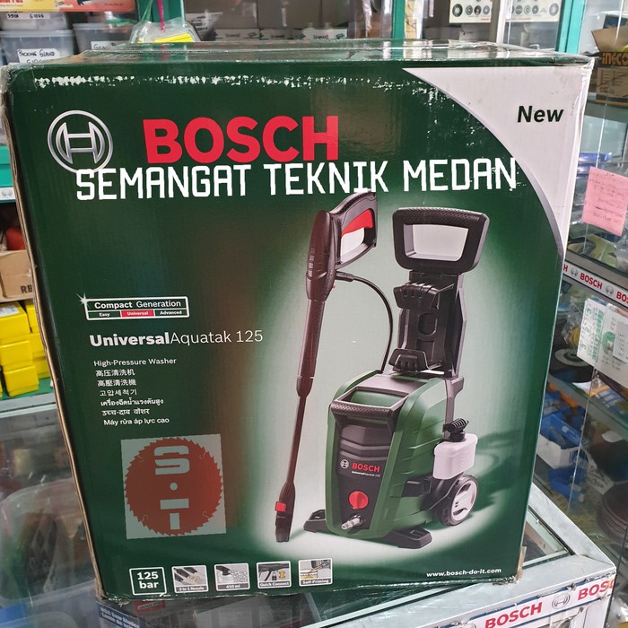 MESIN STEAM CUCI MOBIL MOTOR JET CLEANER UNIVERSAL AQUATAK 125 BOSCH
