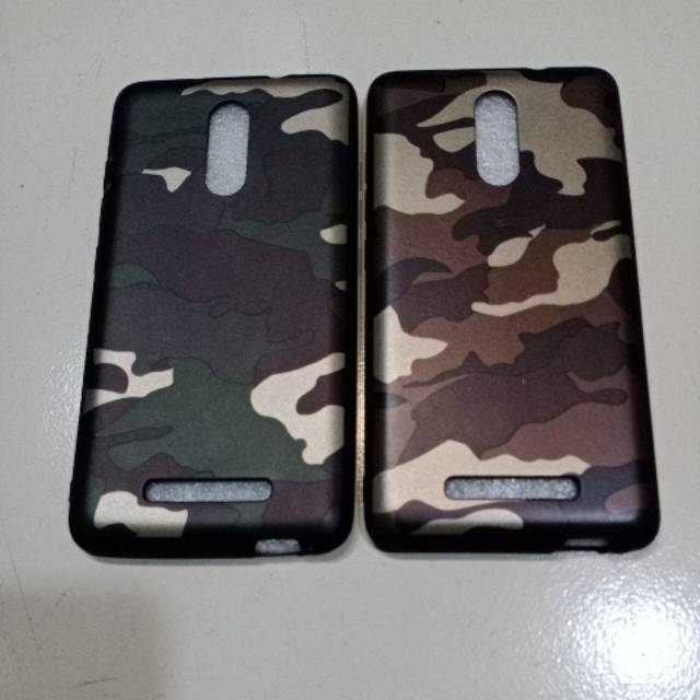 Softcase army redmi note 3