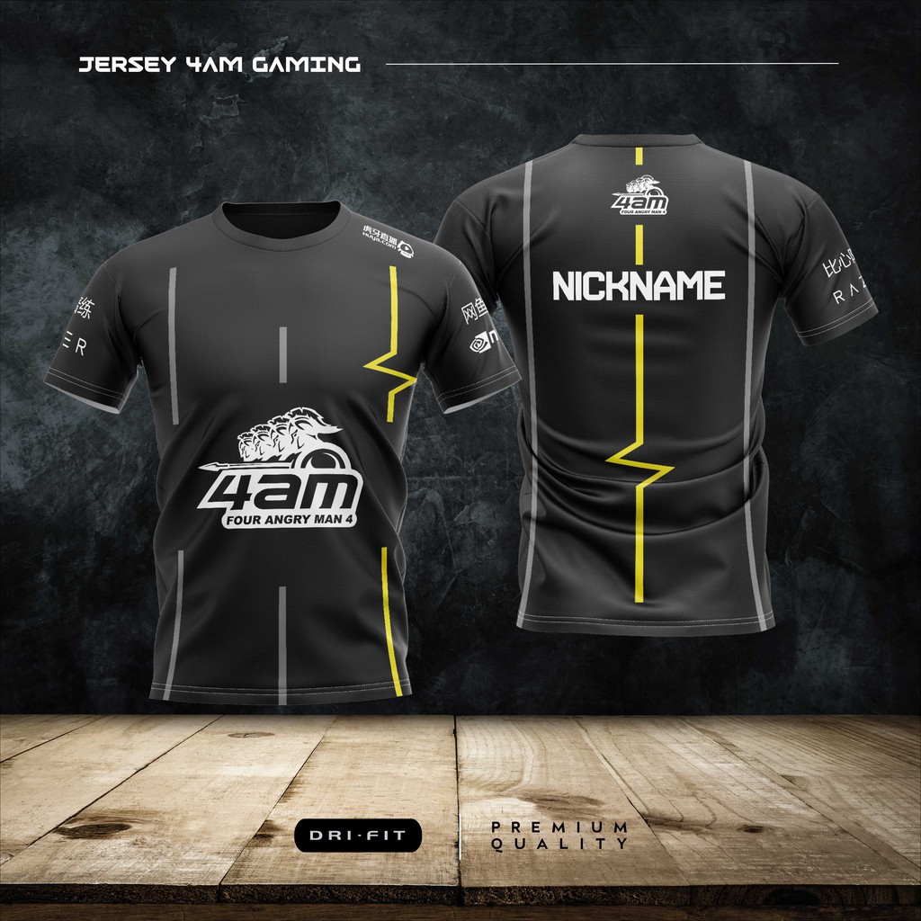 JERSEY KAOS BAJU 4AM GAMING - FREE NICKNAME