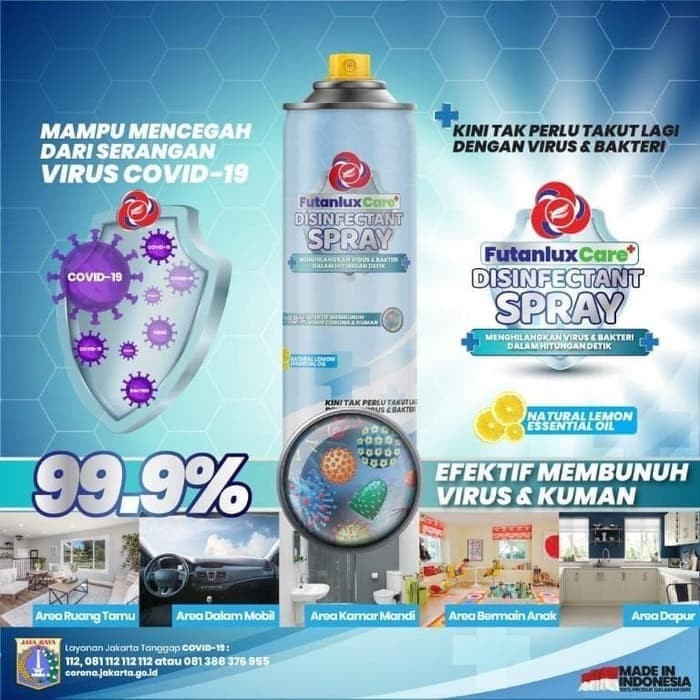 Futanlux Care + Disinfectant Spray / Spray Disinfectant [300ml]