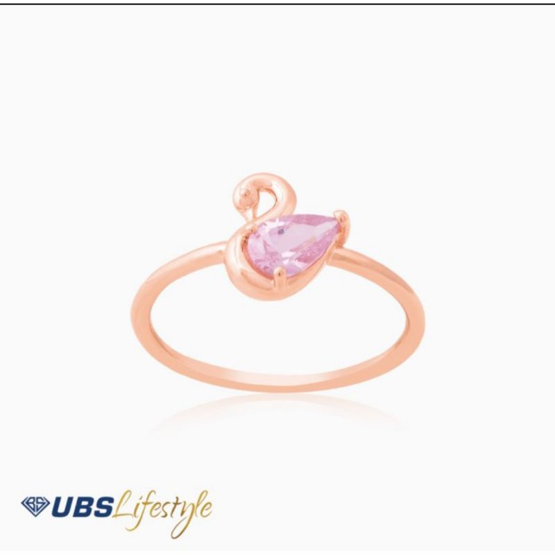 CINCIN EMAS UBS RACHEL ROSE - 750 ROSE GOLD - CC15655