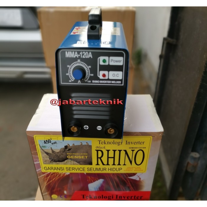 Mesin Las Inverter Rhino 120 IGBT MESIN Las  TRAFO LAS New / Original