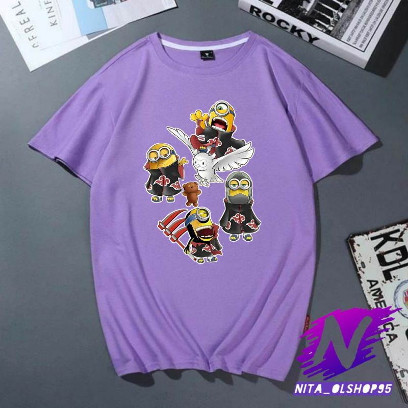 minions  baju atasan anak kaos anak minions karakter akatsuki kaos kartun anak lucu