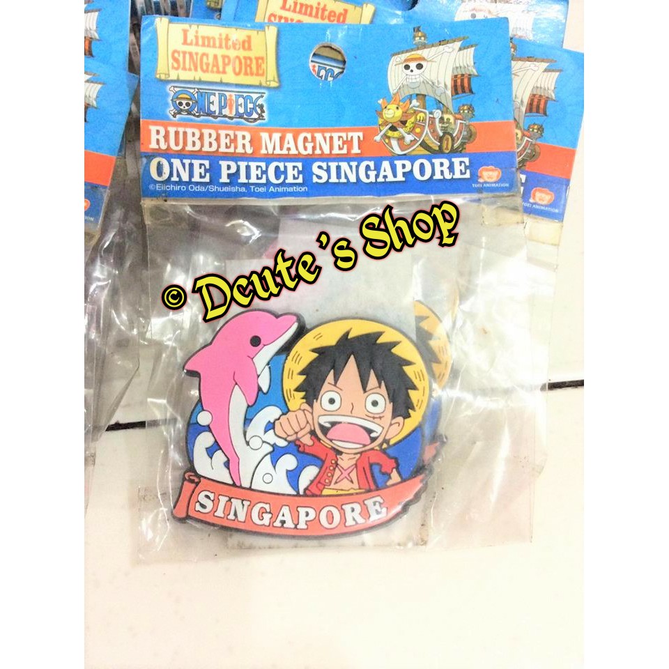 Magnet Kulkas Luffy Pink Dolphin  One Piece Singapore Limited