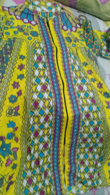 Terlaris Serut Genes Jelita Tunic Navbor Yelbor Whitbor Creambor Tunik Batik Modern Hrb030 Dolbi Dob