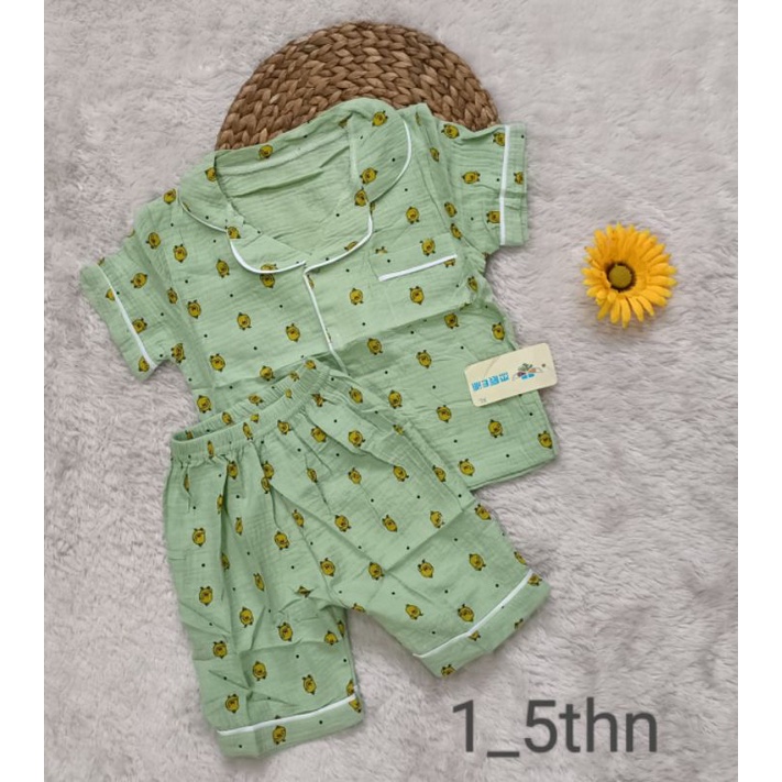 Piyama HP anak cewek 1-4tahun