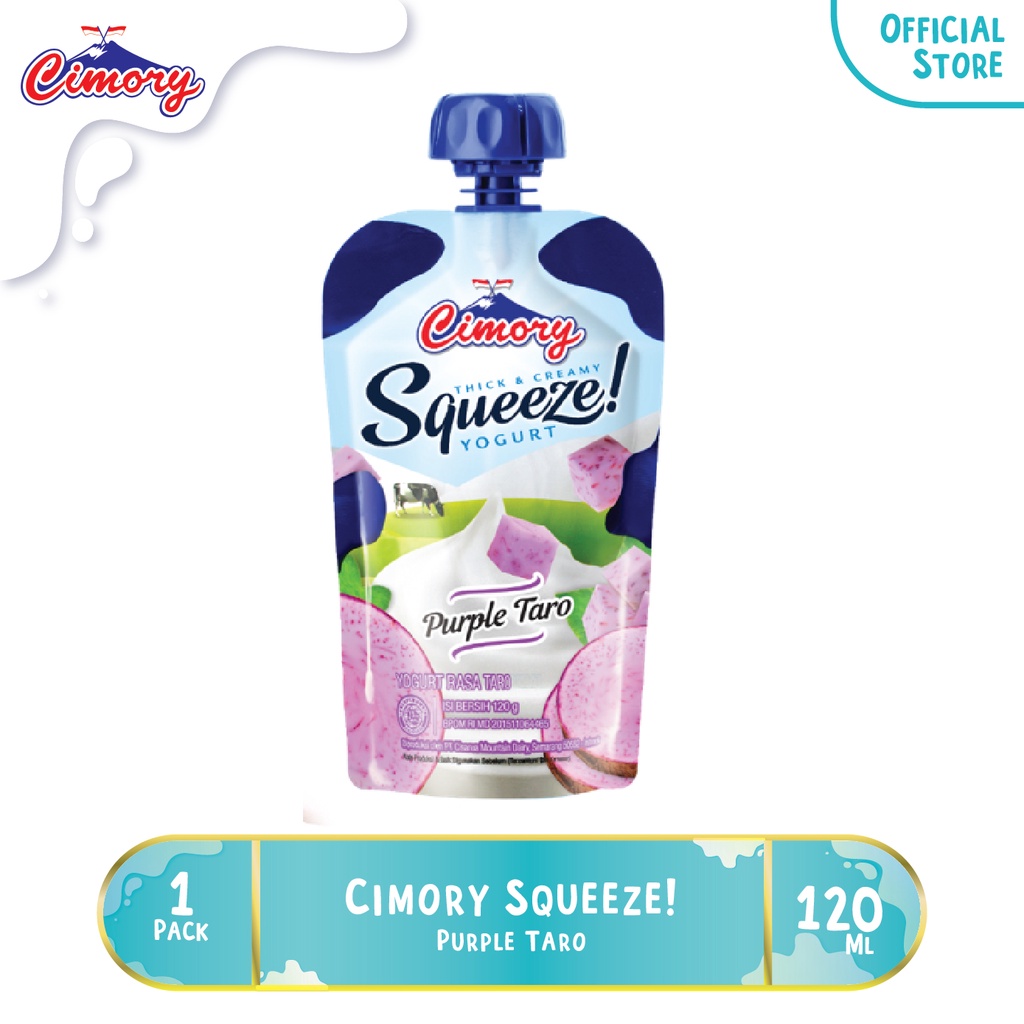 

Cimory Squeeze Purple Taro 120 ml