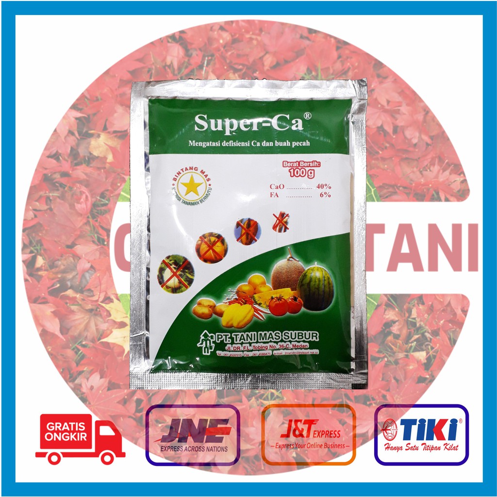 Pupuk Super-Ca Super Kalsium @ 100 GR GANTI NAMA DAN KEMASAN PATEN-CA