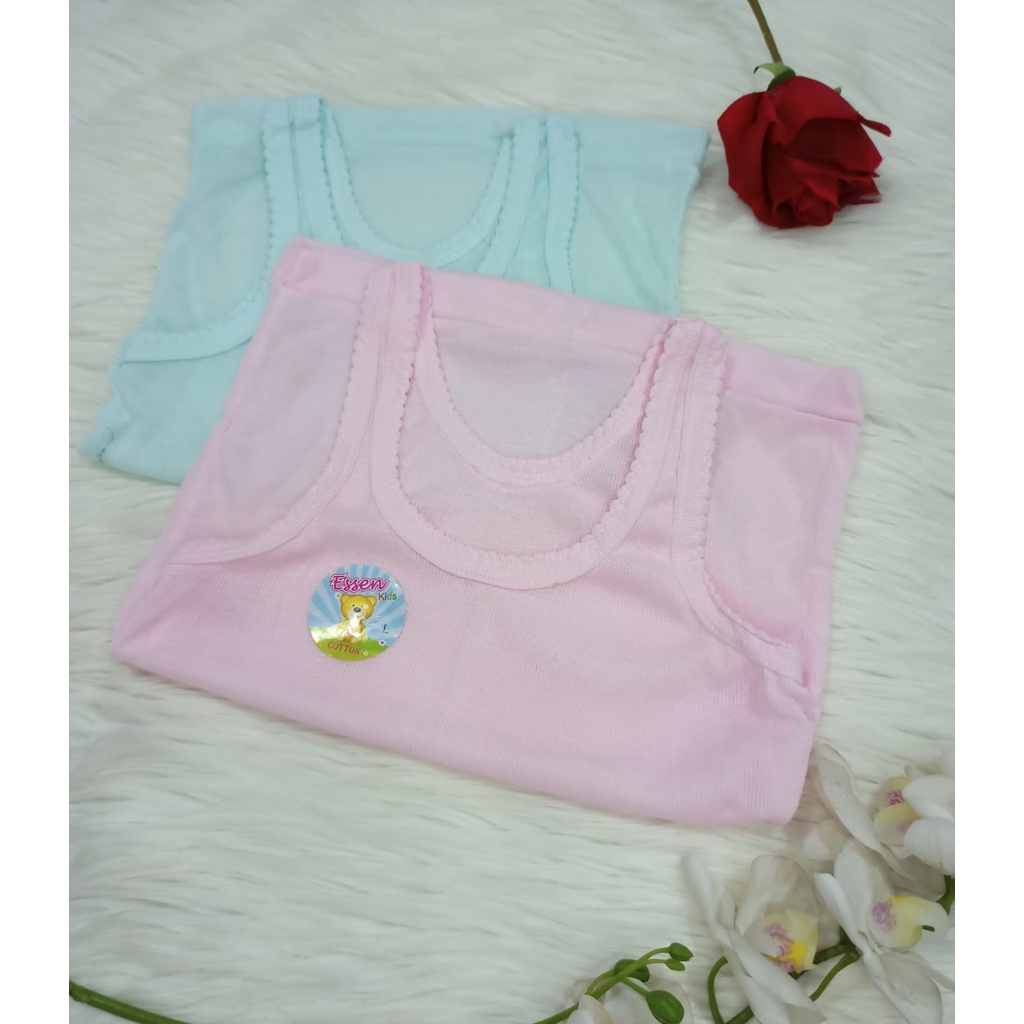 Singlet Bayi Kaos Dalam Anak / Baju Singlet Kaos Dalam Anak Bayi Motif Dan Polos/Essen Kids511-WARNA POLOS