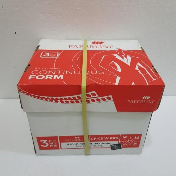 

Continuous Form Paperline 9,5 X 11 3Ply Prs :2 Ncr / Kertas Komputer