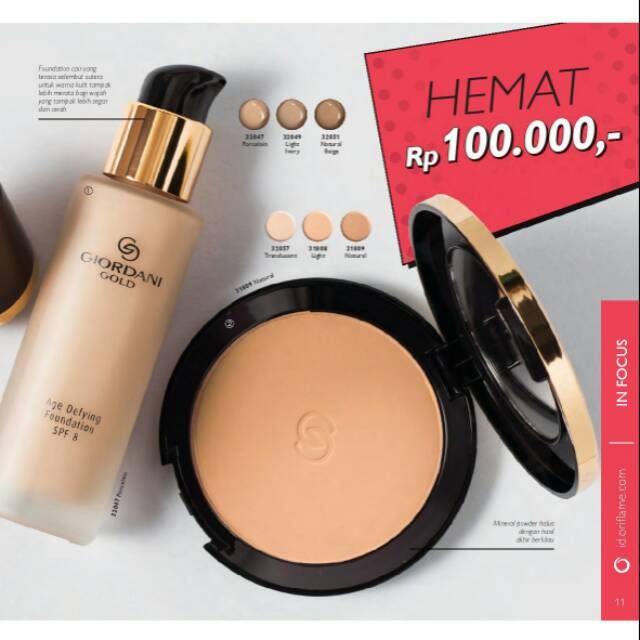 Foundation giordani gold oriflame