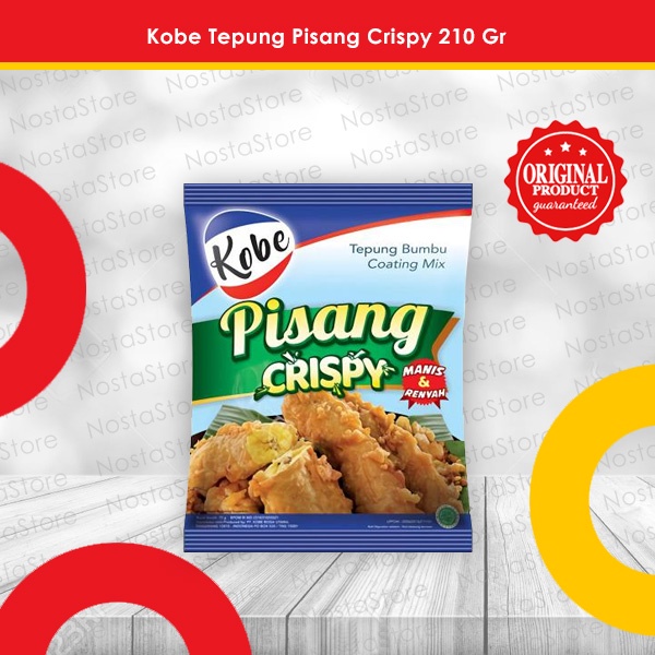 

Kobe Tepung Pisang Crispy / Tepung Pisang Goreng Krispi 210 Gr