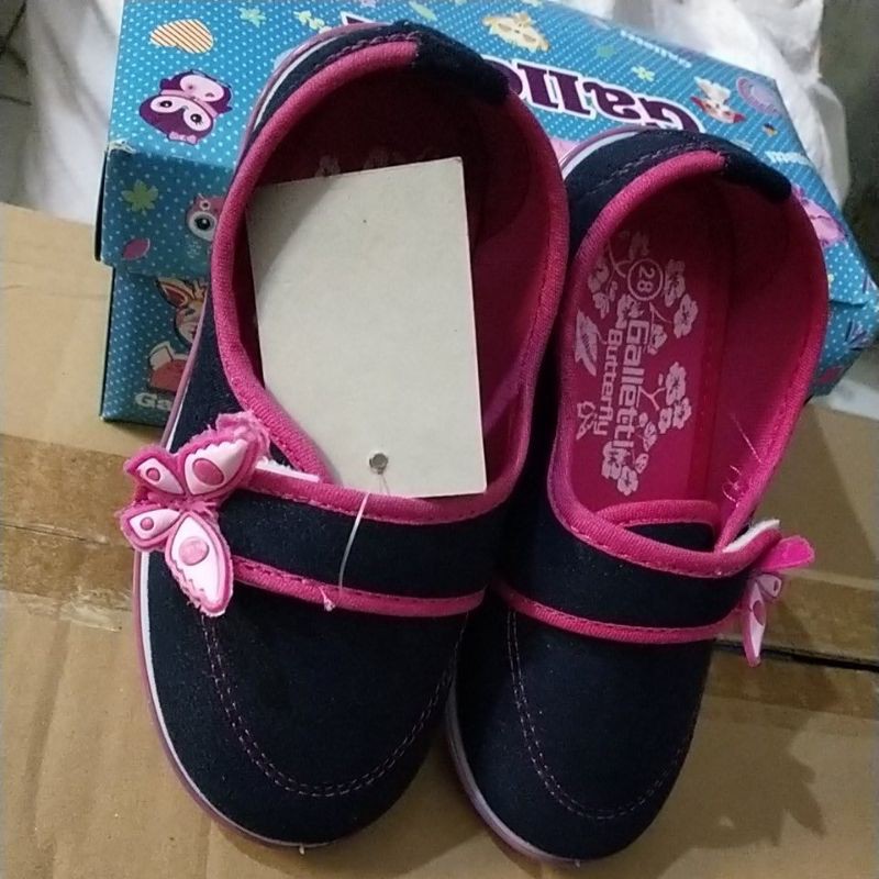 GALETTI BUTTERFLY - 26-29 SEPATU ANAK PEREMPUAN CANTIK PIN KUPU-KUPU -GALLETTI BUTTERFLY-