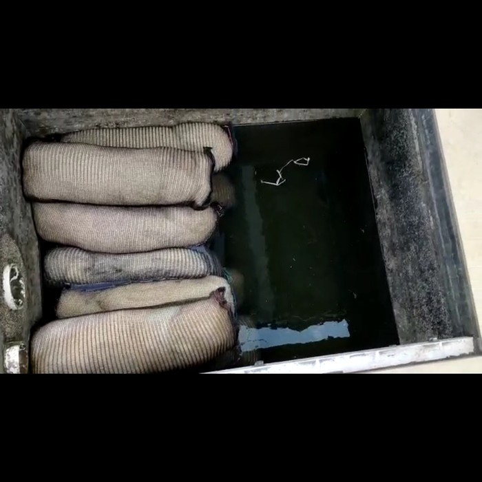 termurah jaring bekas nelayan 1 kg media filter kolam koi