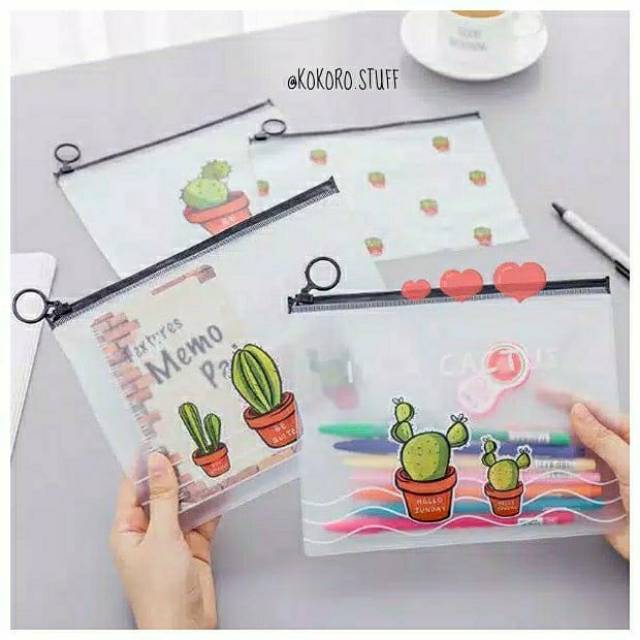 

Cactus Pencil Case | Tempat Pensil | Alat Tulis | Kokoro Stuff