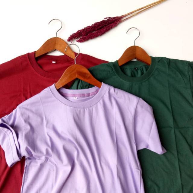 Kaos Polos 100 Cotton Combed 30s Original Shopee Indonesia