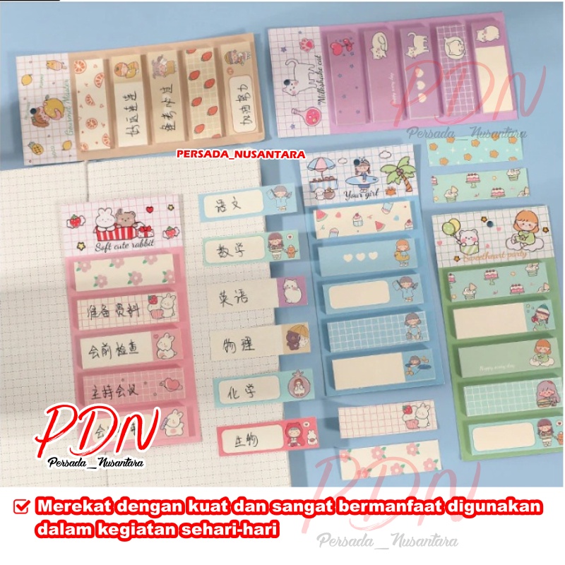 STICKY NOTE NOTES AESTHETIC TO DO LIST MEMO PAD STICKY STIKY STIKI STIK NOTE NOTES LUCU KERTAS MEMO PAPER TEMPEL CATATAN KERTAS MOTIF PASTEL MEMOPAD NOTEPAD NOTE NOTES KOREA PERLENGKAPAN TULIS MENULIS AESTHETIC KARAKTER LUCU PN86