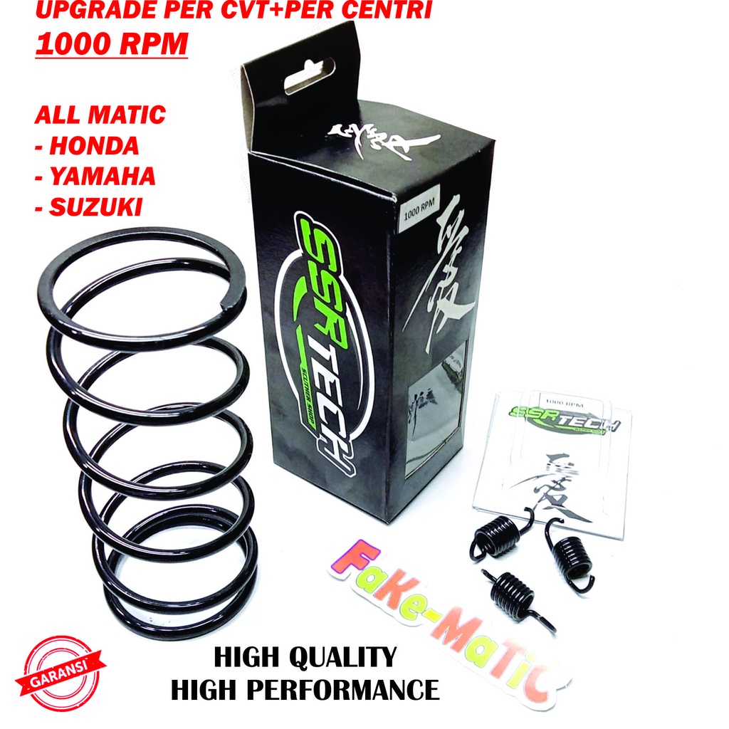 UPGRADE PER CVT PLUS PER CENTRI 1000 RPM ALL MATIC BEAT VARIO PCX MIO AEROX N-MAX NMAX XRIDE X-RIDE XEON FINO LEXI