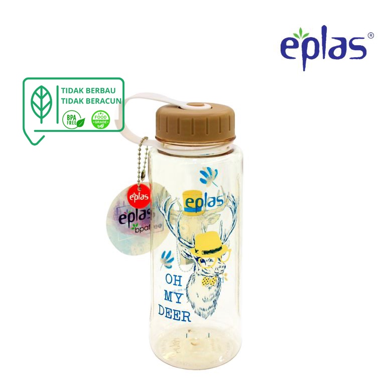 EPLAS Water Bottle with Handle BPA Free Tritan (600ml) EGE-600