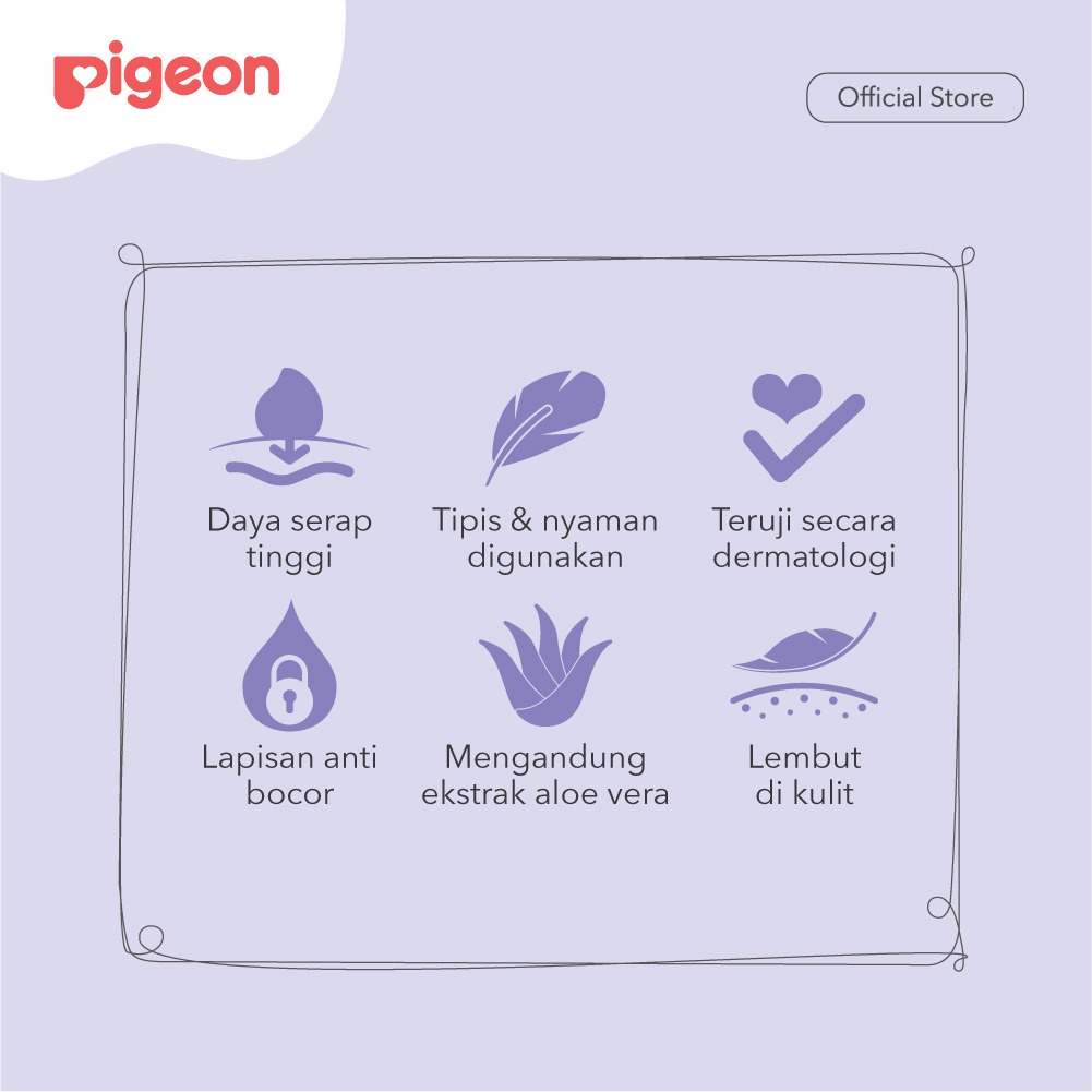 PIGEON BREAST PADS COMFYFEEL 12 pcs