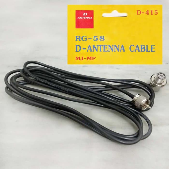 Kabel Bracket Mobil RG58 PL Female PL Male 5m D - Antenna Cable