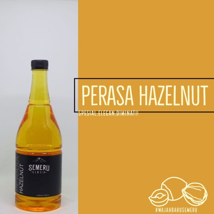 

SIRUP- SIRUP/HAZELNUT SYRUP/1000ML/HARGA DISTRIBUTOR/MURAH - 100ML -SIRUP.