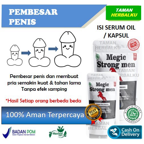 Pembes4rpen1s MAGIC STRONG MEN kapsul/oil Miinyak Nabati / 10x lebih ampuh dari PI Man Oil