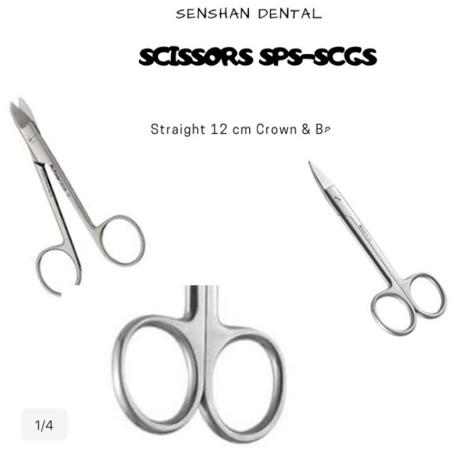 Gunting Bedah Gigi (Crown scissors)SCGC