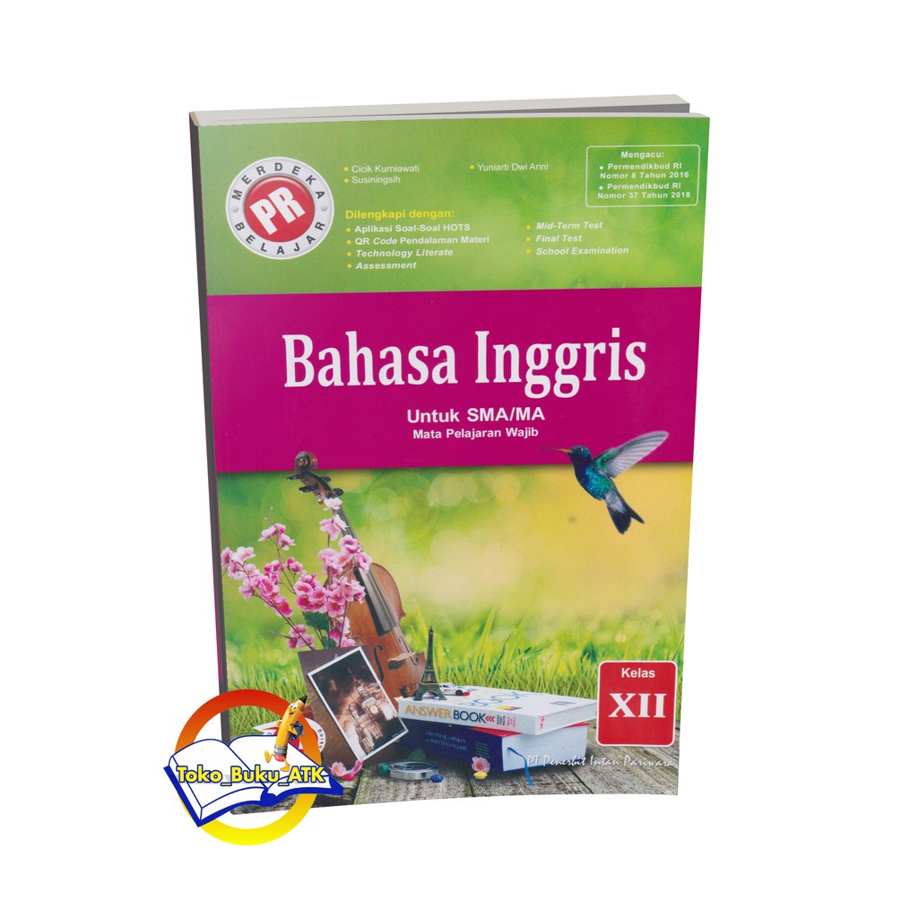 Buku LKS PR Wajib SMA Kelas 12 Bahasa Inggris Semester 1 Intan Pariwara (2020)