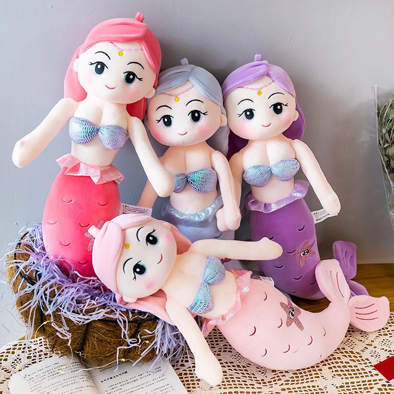 30cm/11.8inch Mermaid Princess Stuff Toy Stuffed Plush Soft Doll Cushion Girls Birthday Kids Gifts