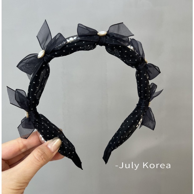 Bando Korea Wanita Polos Berlian / Bando Pesta Berlian Simpel Hasta