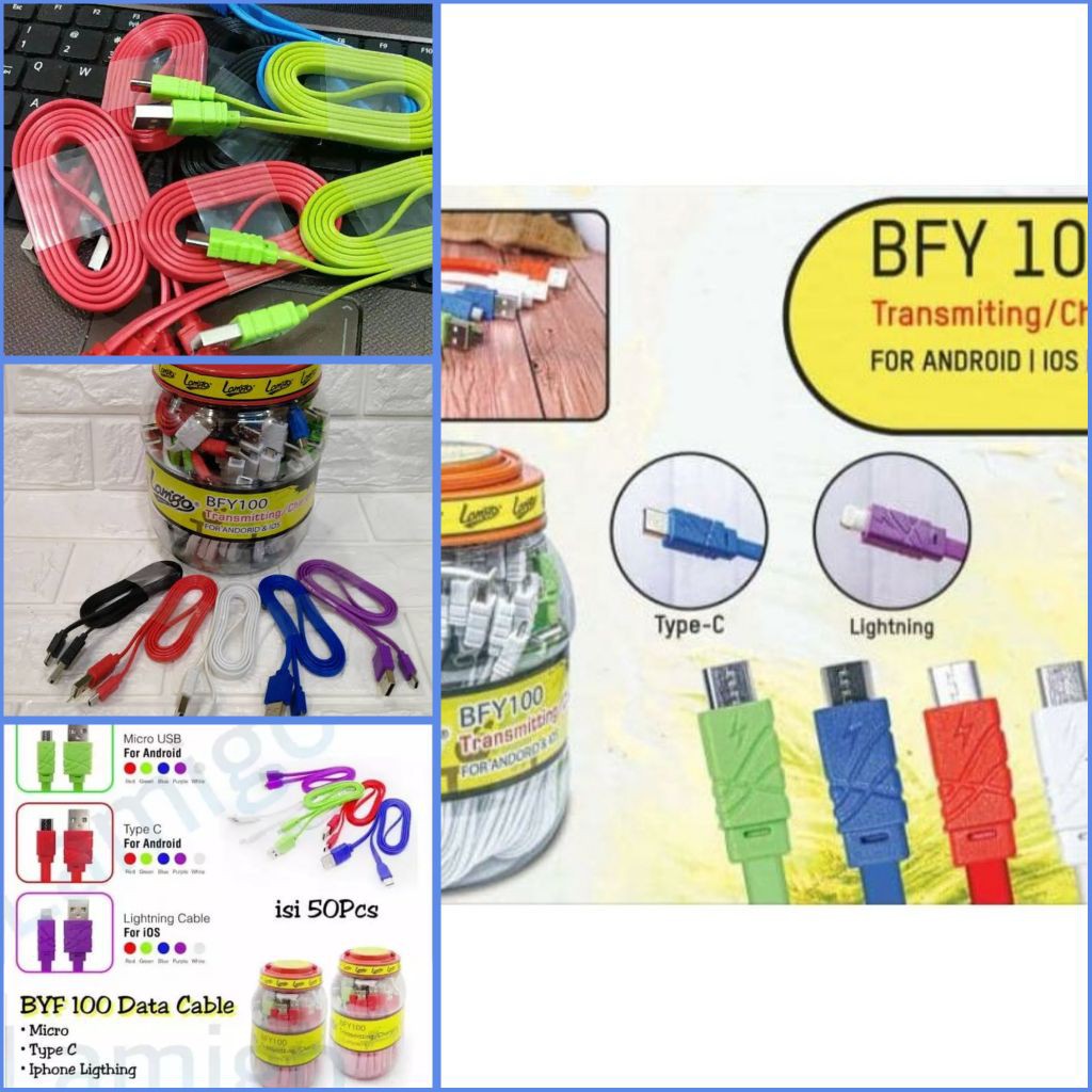 GRATIS ONGKIR  KABEL DATA LAMIGO TYPE C FAST CHARGER