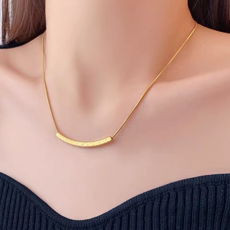 SANGCAKRA COD - Kalung Titanium Wanita Model Terbaru 2023 - Kalung Titanium Anti Karat Anti Luntur - KL4