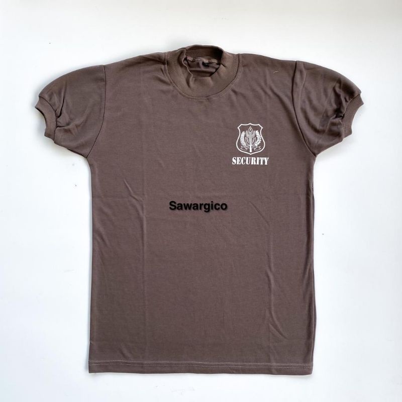 Baju kaos Satpam kaos Security kerah Pendek &amp; panjang