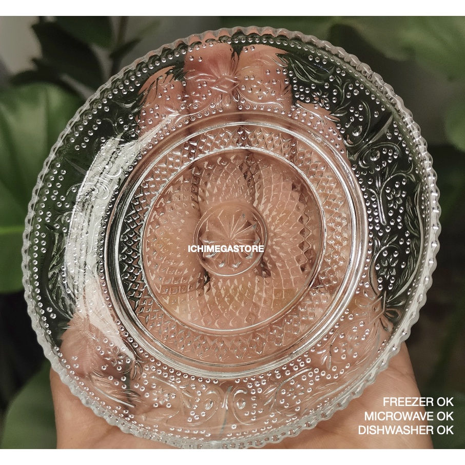 Tatakan Gelas Kaca Glass Cup Saucer ICHIMEGASTORE