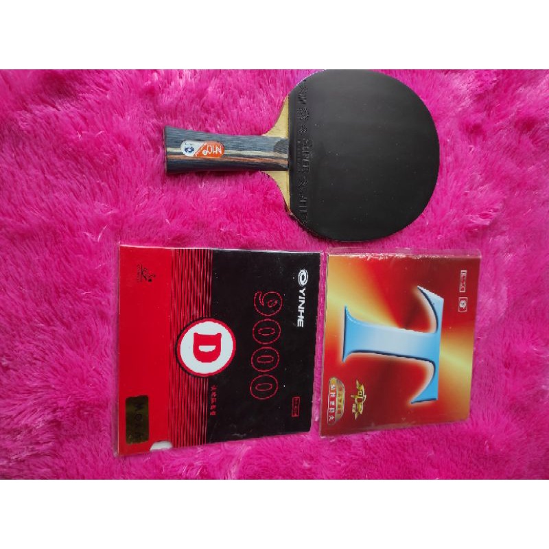 yinhe n10s karet dawei super T yinhe 9000d bet pingpong rakitan