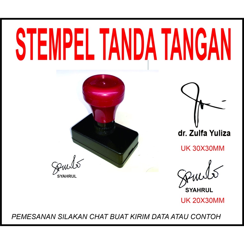 

STEMPEL TANDA TANGAN