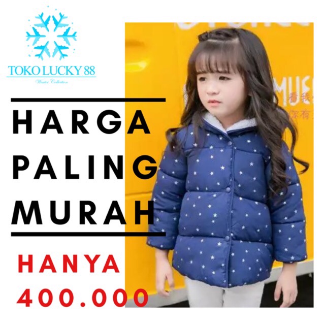 IMPORT Coat Parka Kids Baby Jaket Coat Anak Bayi Winter Musim Dingin