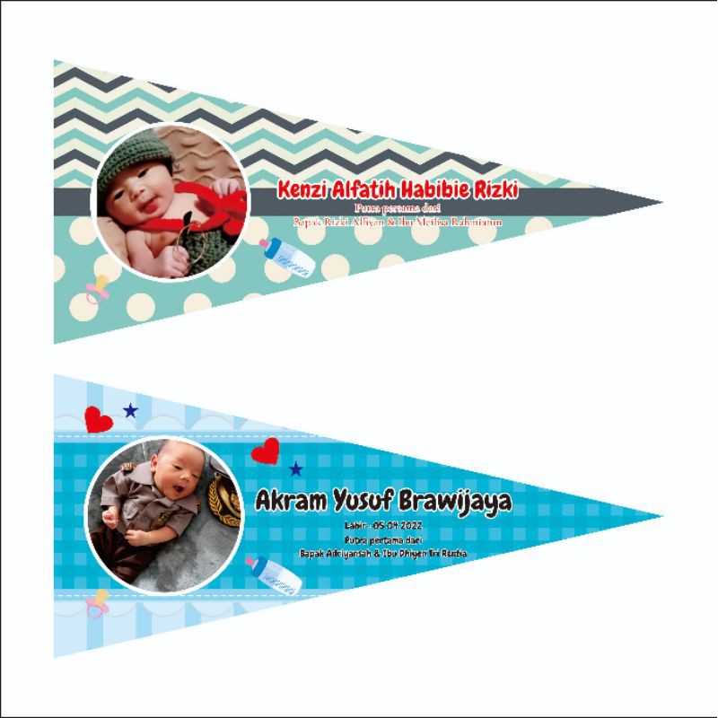 100 pcs Bendera Tumpeng untuk aqiqah atau ulang tahun