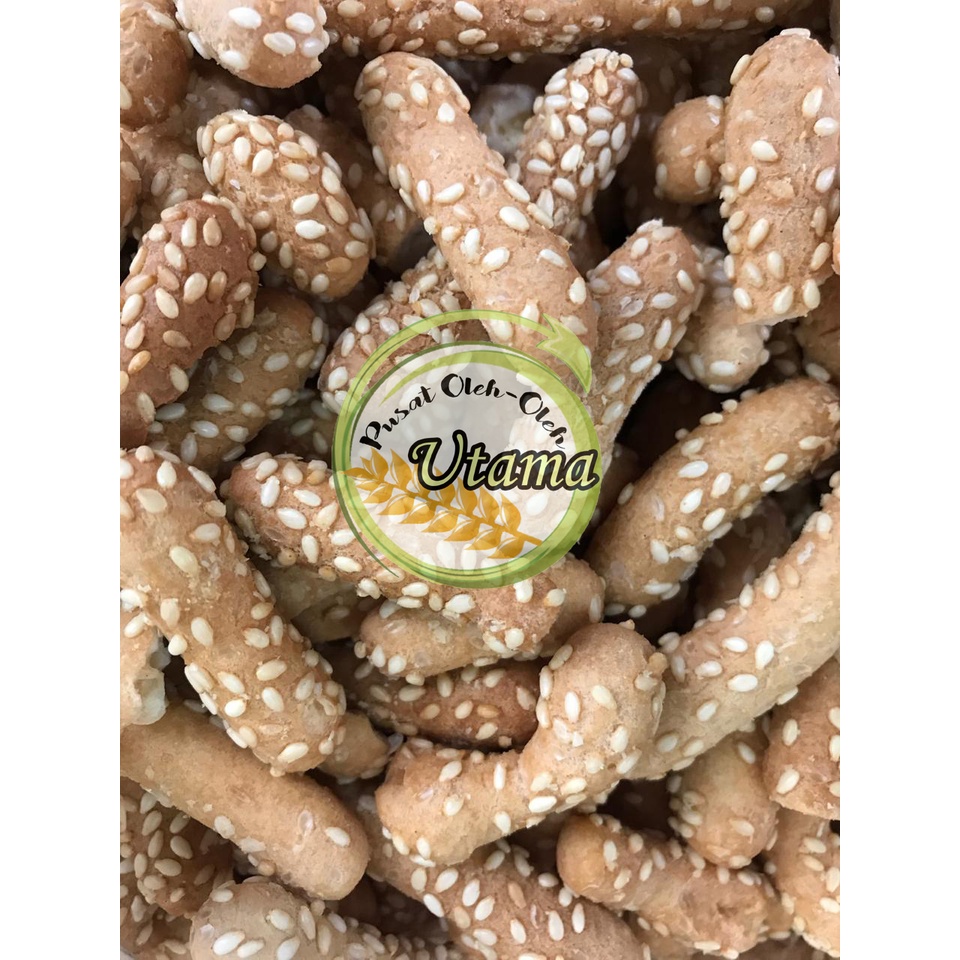 

Keciput Panjang wijen / ciput wijen gurih 1 Bal / kue keciput cemilan