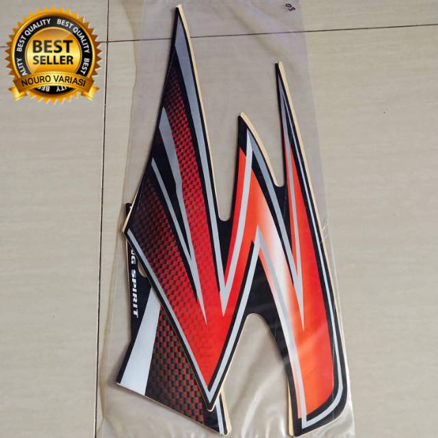 Striping Yamaha RX king 2003 RX KING 2003 oren LIST BODY RX KING KUALITAS TER BAIK