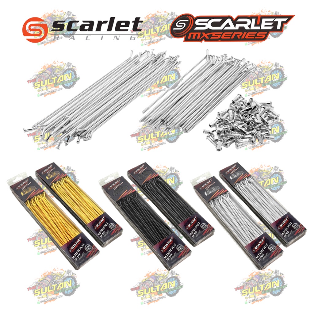JARI JARI RUJI SUPERMOTO 17/17 HOLE 36 KLX 150 D TRACKER CRF 150 L SCARLET RACING