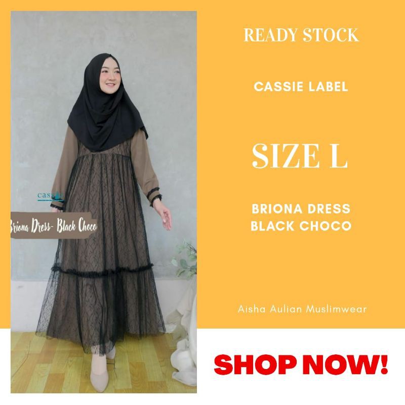 Briona Dress Cassie / Gamis Tulle