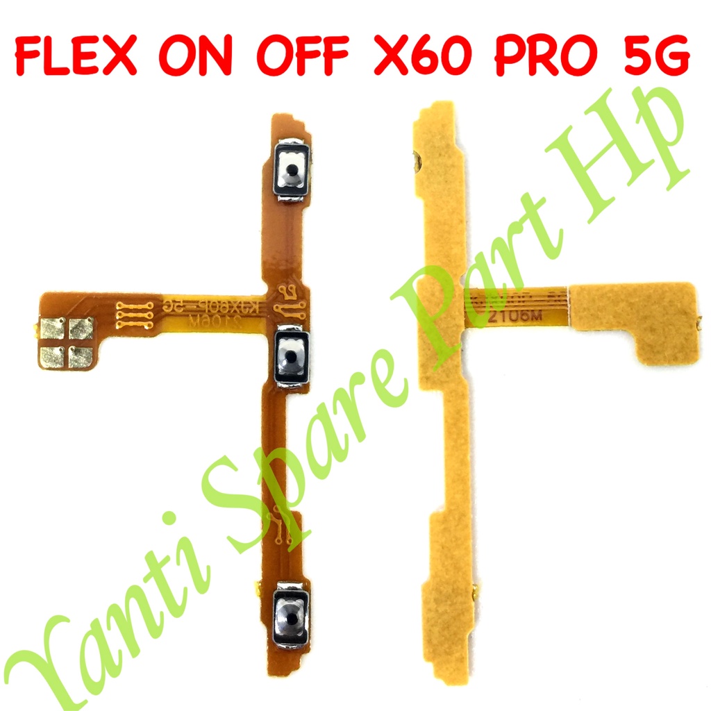 Flexible On Off Vivo X60 Pro 5G Original Terlaris New