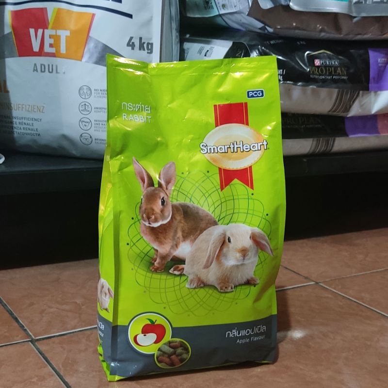 Smart Heart Rabbit Apple Flavour Kemasan 1kg - Pelet Pakan Kelinci