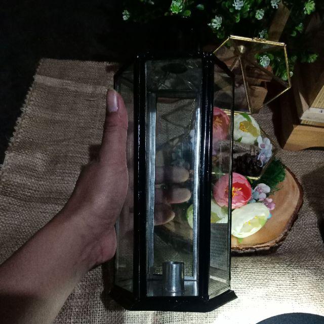 Lentera Lilin Pawn Black