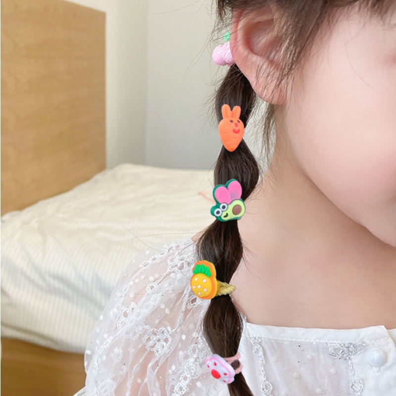 10pcs Ikat Rambut Princess Untuk Aksesoris Anak Perempuan