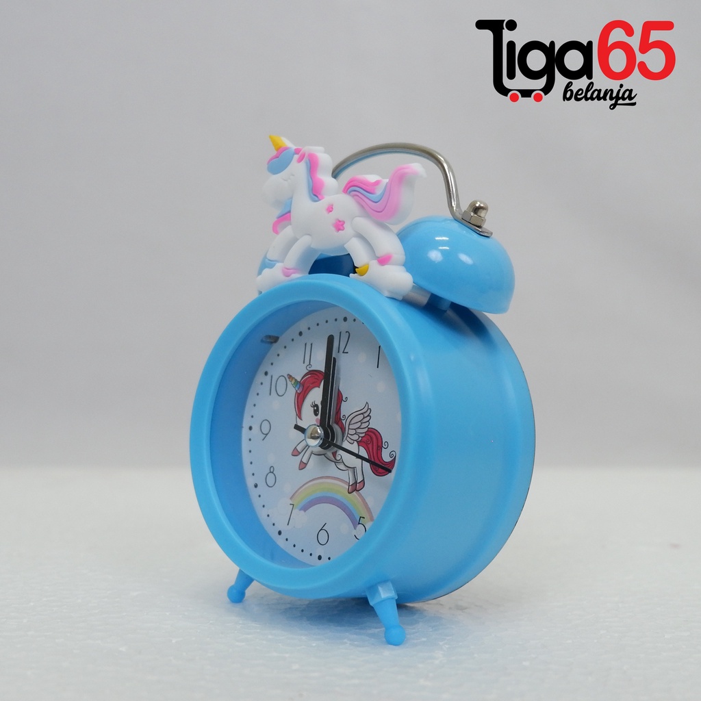 365 CLOCK KRING #41083 Jam Weker Beaker Alarm Analog Motif