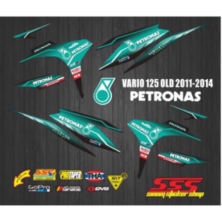 Striping Variasi Vario 125 Old Petronas