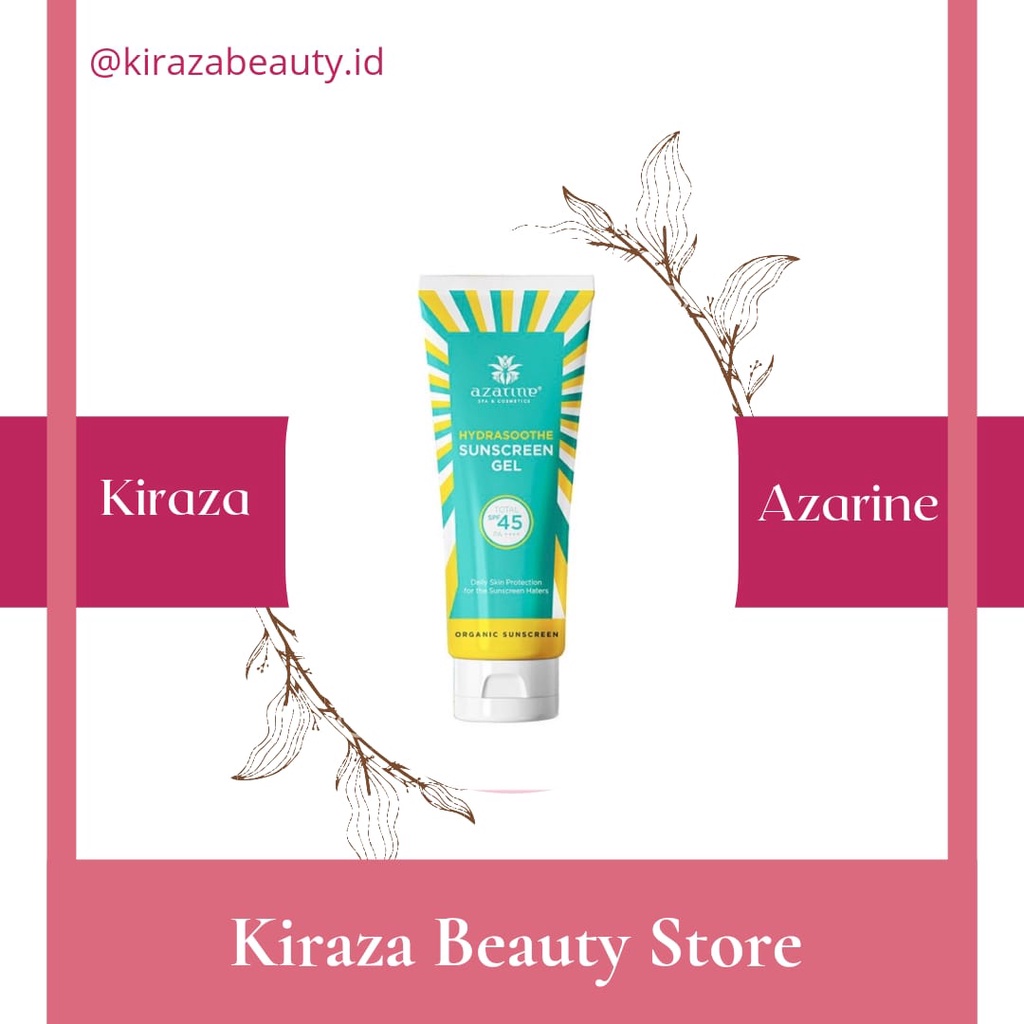 Sunscreen Azarine Hydrasoothe Sunscreen Gel 50ML + blue light